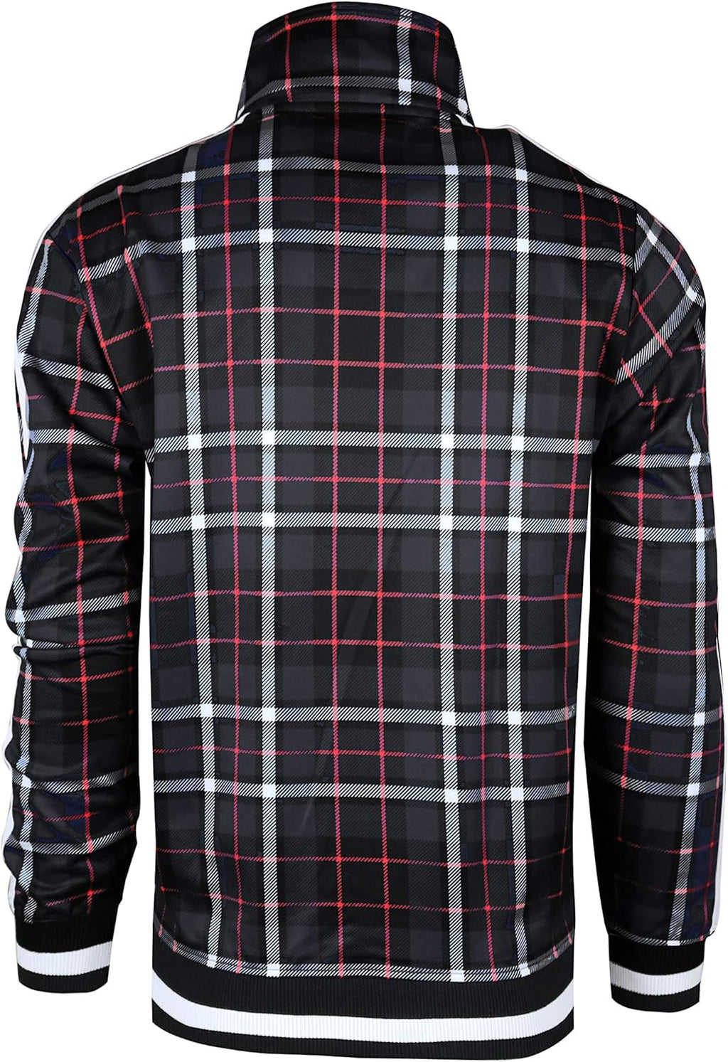 Mens Urban Hip Hop Premium Track Jacket - Slim Fit Side Taping Sportswear Urbanwear Streetwear Top