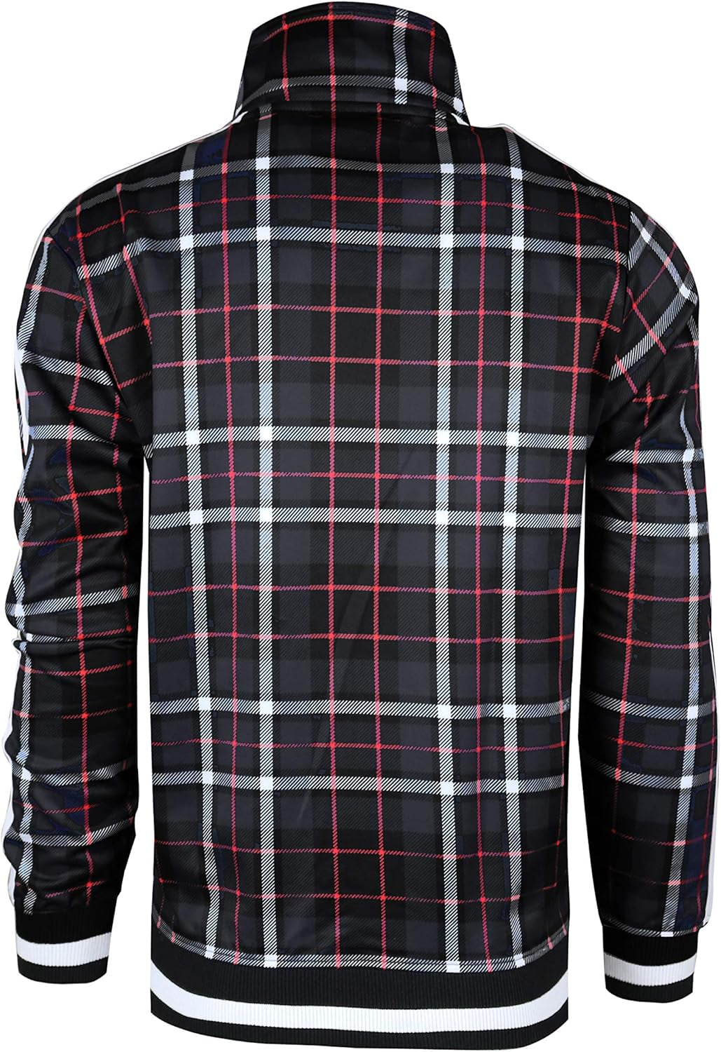 Mens Urban Hip Hop Premium Track Jacket - Slim Fit Side Taping Sportswear Urbanwear Streetwear Top
