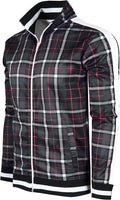 Mens Urban Hip Hop Premium Track Jacket - Slim Fit Side Taping Sportswear Urbanwear Streetwear Top